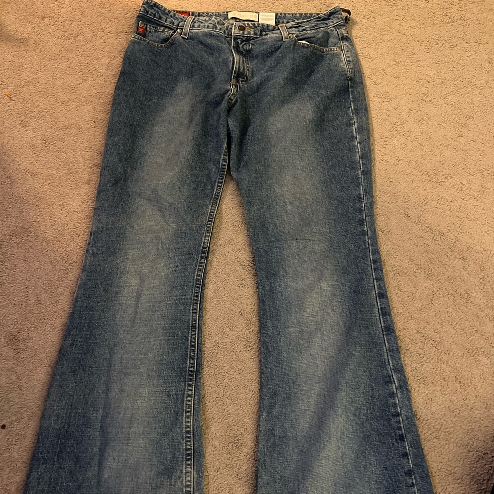 low rise, size 13, denim